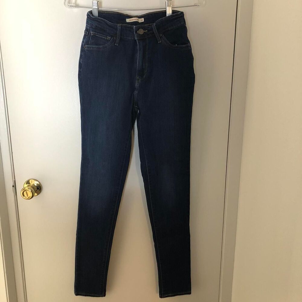 Women's Levi’s 721 High Rise Skinny Jeans, Women’s, Size 26, Dark Blue